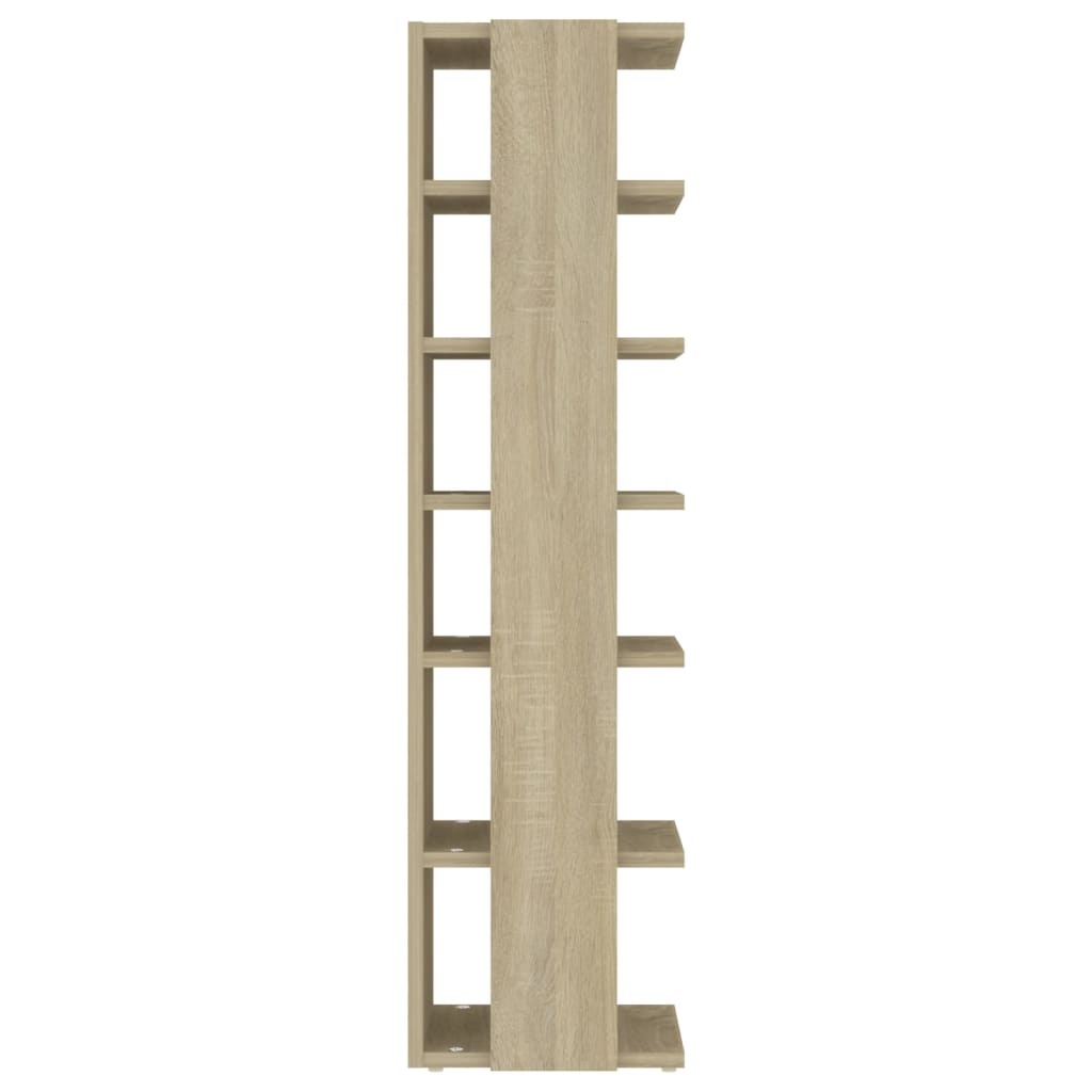 VidaXL Schoenenkast 27,5x27x102 cm bewerkt hout sonoma eikenkleurig