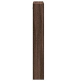 VidaXL Wandkast 50x15x100 cm bewerkt hout bruin eikenkleurig