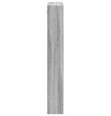 VidaXL Wandkast 50x15x100 cm bewerkt hout grijs sonoma eikenkleurig
