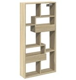 VidaXL Wandkast 50x15x100 cm bewerkt hout sonoma eikenkleurig
