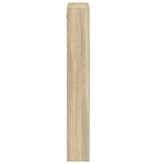 VidaXL Wandkast 50x15x100 cm bewerkt hout sonoma eikenkleurig