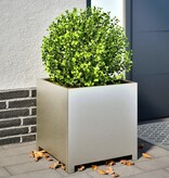 VidaXL Plantenbak 50x50x50 cm roestvrij staal