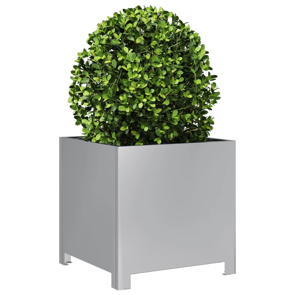 VidaXL Plantenbank 40x40x40 cm gegalvaniseerd staal