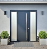 VidaXL Plantenbakken 2 st 40x40x40 cm roestvrij staal