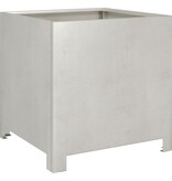 VidaXL Plantenbakken 2 st 40x40x40 cm roestvrij staal
