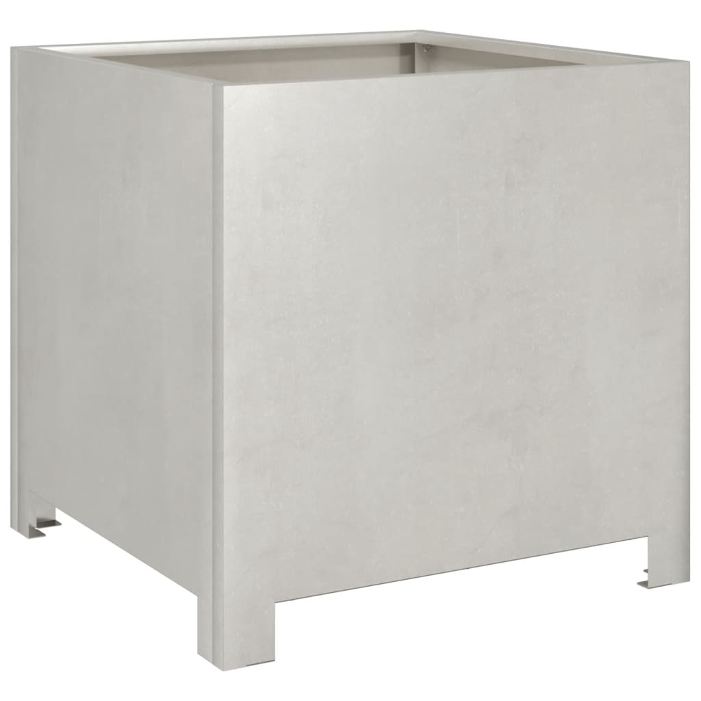 VidaXL Plantenbakken 2 st 40x40x40 cm roestvrij staal