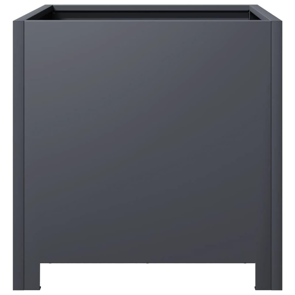 VidaXL Plantenbak 40x40x40 cm staal antracietkleurig