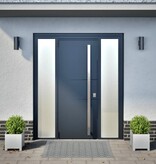 VidaXL Plantenbakken 2 st 30x30x30 cm gegalvaniseerd staal
