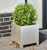VidaXL Plantenbak 30x30x30 cm roestvrij staal
