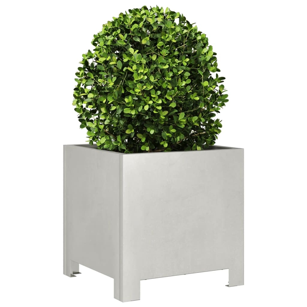 VidaXL Plantenbak 30x30x30 cm roestvrij staal