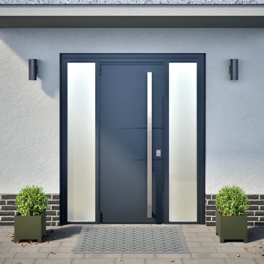 VidaXL Plantenbakken 2 st 30x30x30 cm staal olijfgroen