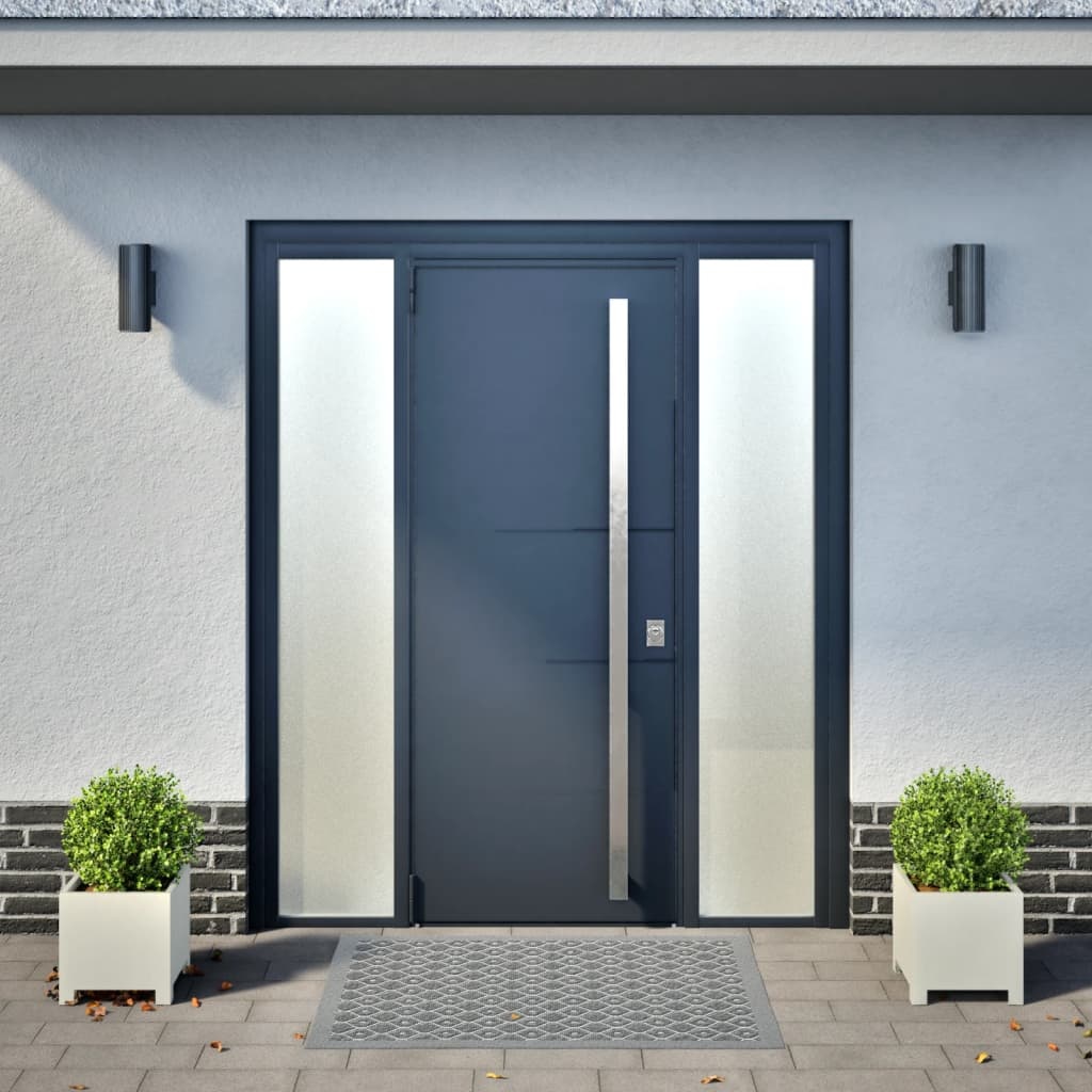 VidaXL Plantenbakken 2 st 30x30x30 cm staal wit