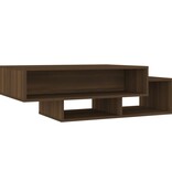 VidaXL Salontafel 105x55x32 cm bewerkt hout bruin eikenkleur