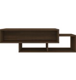 VidaXL Salontafel 105x55x32 cm bewerkt hout bruin eikenkleur