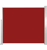 VidaXL Windscherm uittrekbaar 120x300 cm rood