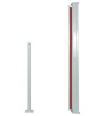 VidaXL Windscherm uittrekbaar 120x300 cm rood
