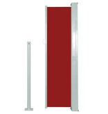 VidaXL Windscherm uittrekbaar 120x300 cm rood