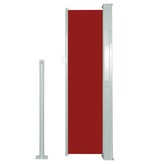 VidaXL Windscherm uittrekbaar 120x300 cm rood