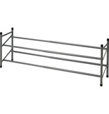 VidaXL Schoenenrek met 2 lagen (61,5-115)x23x38 cm