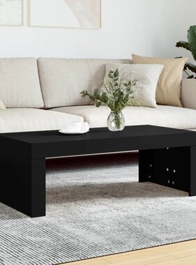 VidaXL Salontafel 102x50x36 cm bewerkt hout zwart