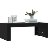 VidaXL Salontafel 102x50x36 cm bewerkt hout zwart