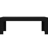 VidaXL Salontafel 102x50x36 cm bewerkt hout zwart