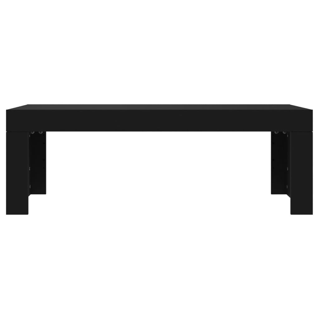 VidaXL Salontafel 102x50x36 cm bewerkt hout zwart