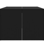 VidaXL Salontafel 102x50x36 cm bewerkt hout zwart