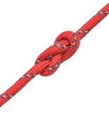 VidaXL Boot touw 6 mm 100 m polypropyleen rood