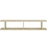 VidaXL Wandschappen 2 st 105x18x20 cm bewerkt hout sonoma eikenkleurig