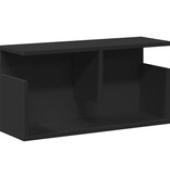 VidaXL Wandkast 60x20x30 cm bewerkt hout zwart