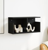 VidaXL Wandkast 60x20x30 cm bewerkt hout zwart