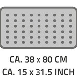 VidaXL Badmat anti-slip Playa 80x38 cm zwart 68310