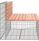 VidaXL Tuinbank schanskorfontwerp 103x70x65 cm massief douglashout
