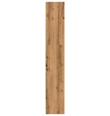 VidaXL Boekenkast 80x24x143 cm bewerkt hout artisanaal eikenkleurig