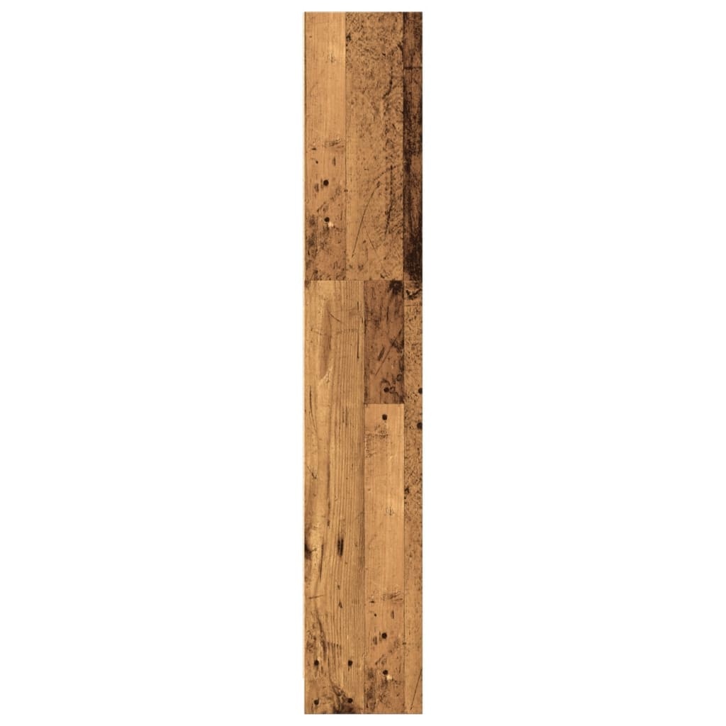 VidaXL Boekenkast 80x24x143 cm bewerkt hout oud houtkleurig