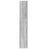 VidaXL Boekenkast 80x24x143 cm bewerkt hout grijs sonoma eikenkleurig