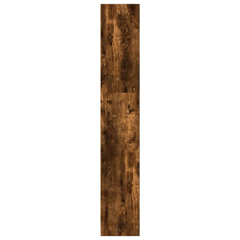 VidaXL Boekenkast 80x24x143 cm bewerkt hout gerookt eikenkleurig