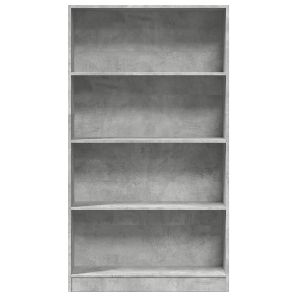 VidaXL Boekenkast 80x24x143 cm bewerkt hout betongrijs