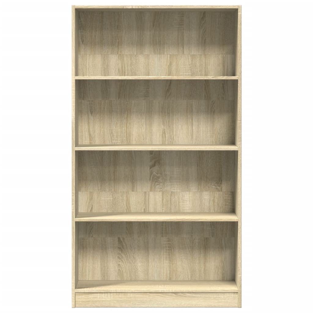 VidaXL Boekenkast 80x24x143 cm bewerkt hout sonoma eikenkleurig