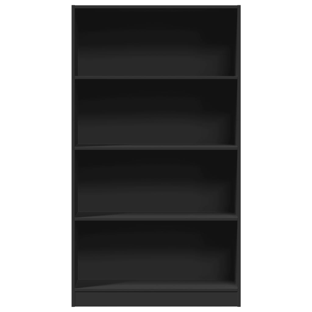 VidaXL Boekenkast 80x24x143 cm bewerkt hout zwart