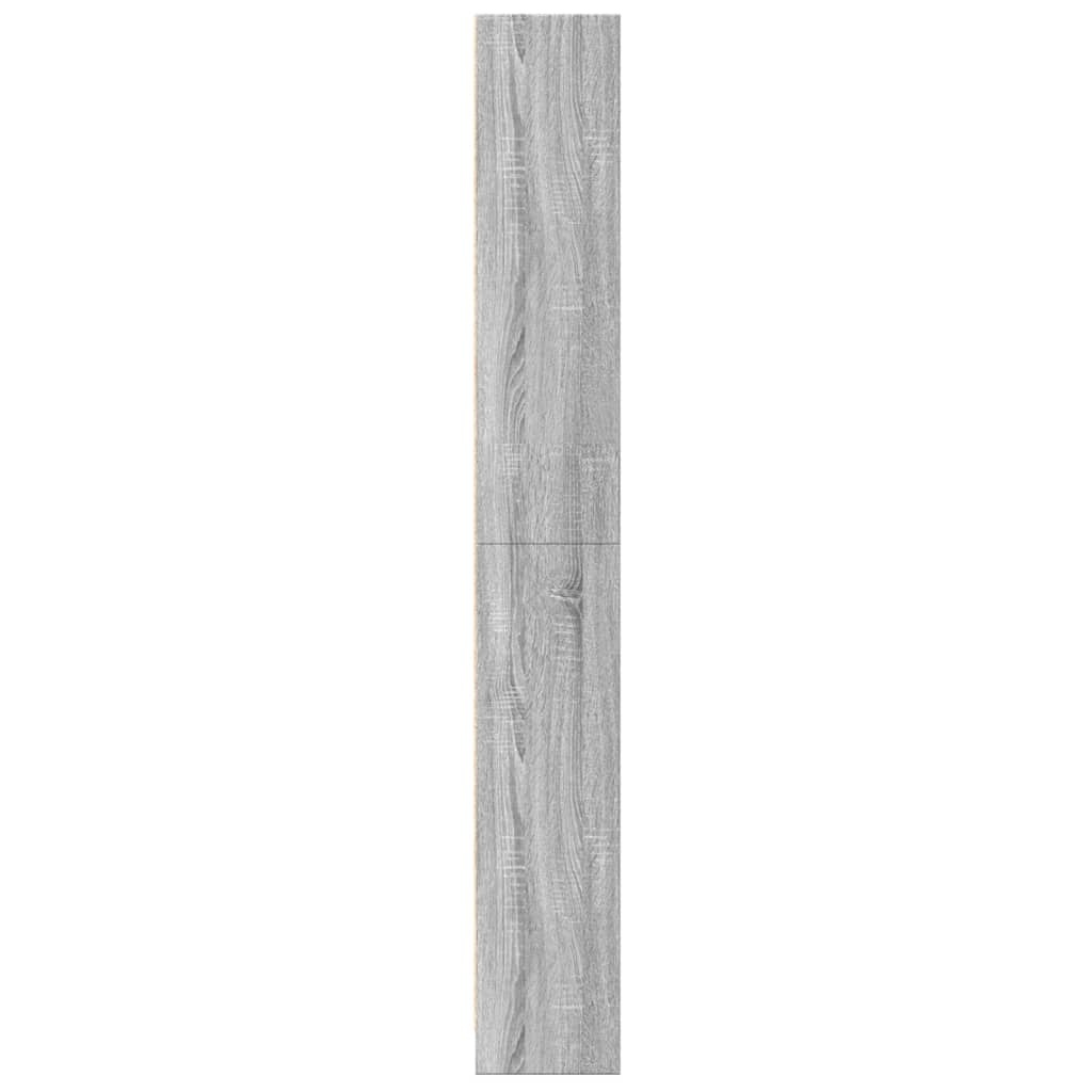 VidaXL Boekenkast 60x24x176 cm bewerkt hout grijs sonoma eikenkleurig