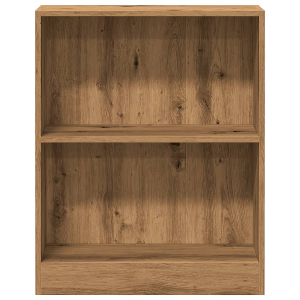 VidaXL Boekenkast 60x24x76 cm bewerkt hout artisanaal eikenkleurig