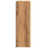 VidaXL Boekenkast 60x24x76 cm bewerkt hout artisanaal eikenkleurig
