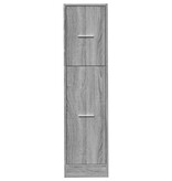 VidaXL Apothekerskast 30x41x118 cm bewerkt hout grijs sonoma eiken