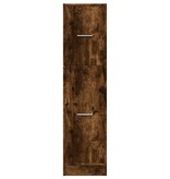 VidaXL Apothekerskast 30x41x118 cm bewerkt hout gerookt eikenkleurig