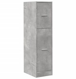 VidaXL Apothekerskast 30x41x118 cm bewerkt hout betongrijs