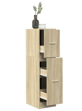 VidaXL Apothekerskast 30x41x118 cm bewerkt hout sonoma eikenkleurig