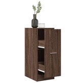 VidaXL Apothekerskast 30x41x77,5 cm bewerkt hout bruin eikenkleurig