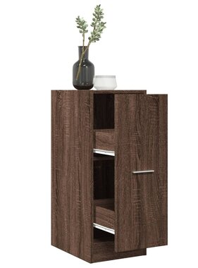 VidaXL Apothekerskast 30x41x77,5 cm bewerkt hout bruin eikenkleurig
